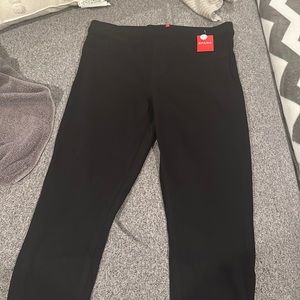 Spanx brand new never worn ankle jean-ish leggings pt black XL